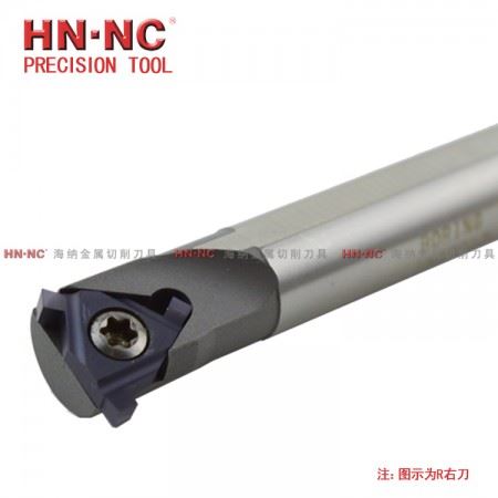 海纳HNR0025R-16高速钢内孔抗震浅槽退刀槽密封槽数控车刀杆