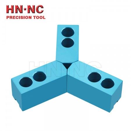 海纳10寸铝合金油压生爪气动液压卡盘软爪数控车床三爪卡爪