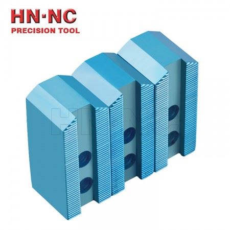 海纳8寸铝合金油压生爪气动液压卡盘软爪数控车床三爪卡爪