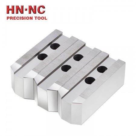 台湾油压生爪液压软爪6寸数控车床动力三爪卡盘软爪